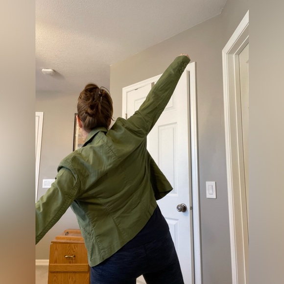 Vintage Jacob Connexion Ladies Size Med Long Sleeve Casual Office Jacket Pockets - Picture 8 of 16